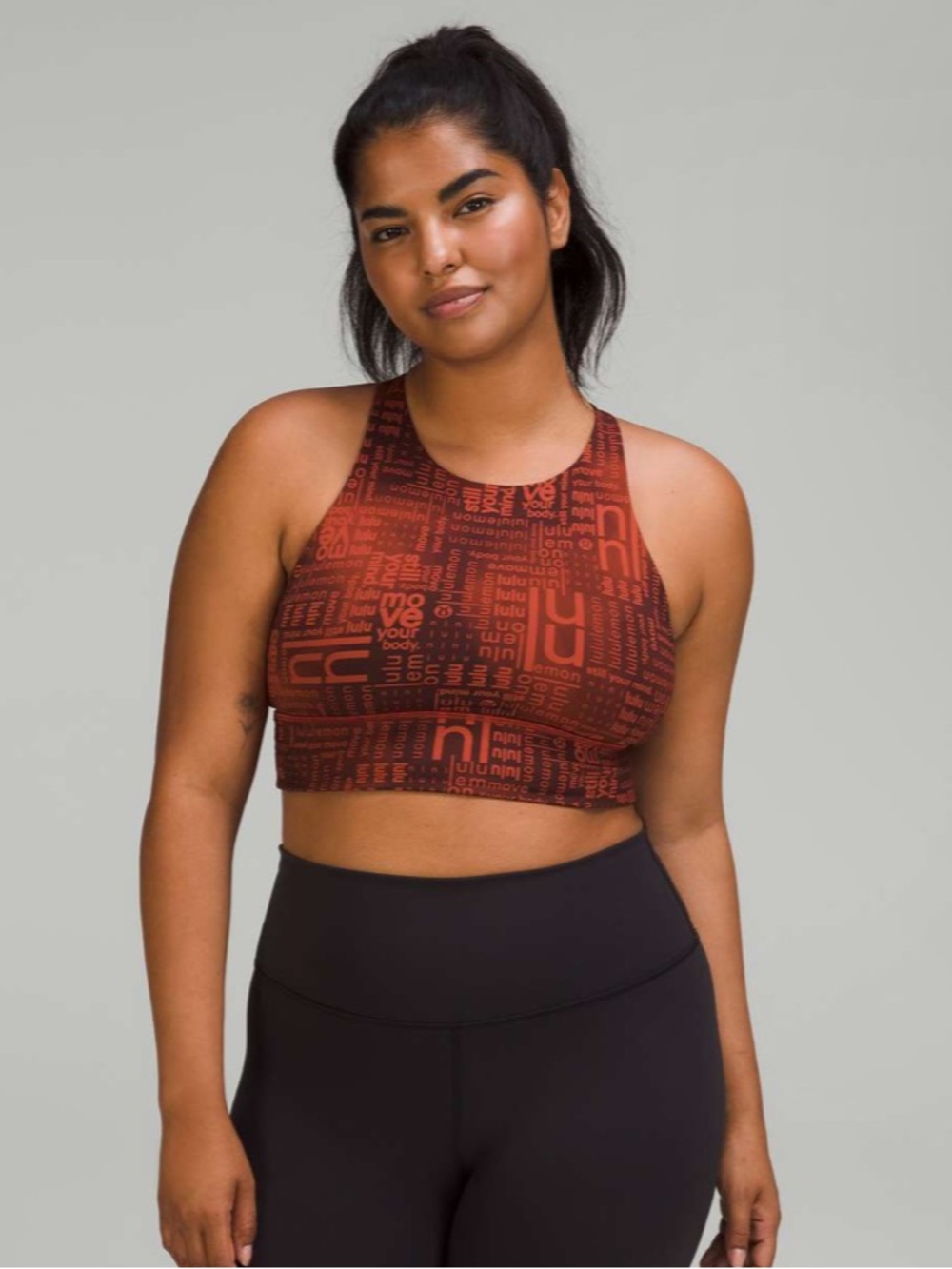 NWT Lululemon Energy High-Neck Longline Bra *Medium Support, B–D Cups
Lululemon